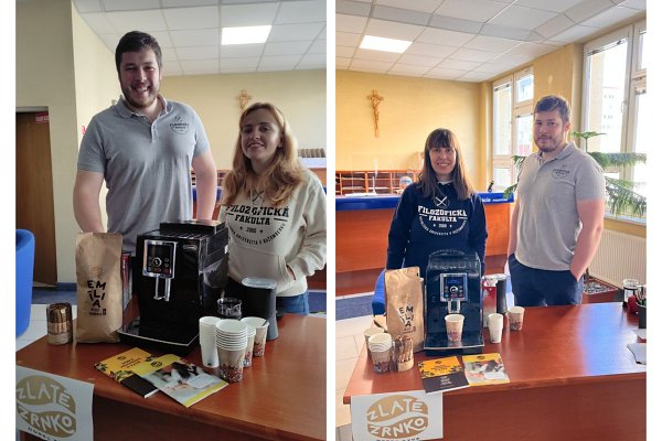Študenti dostali kávu, ale aj možnosť vyjadriť svoj názor